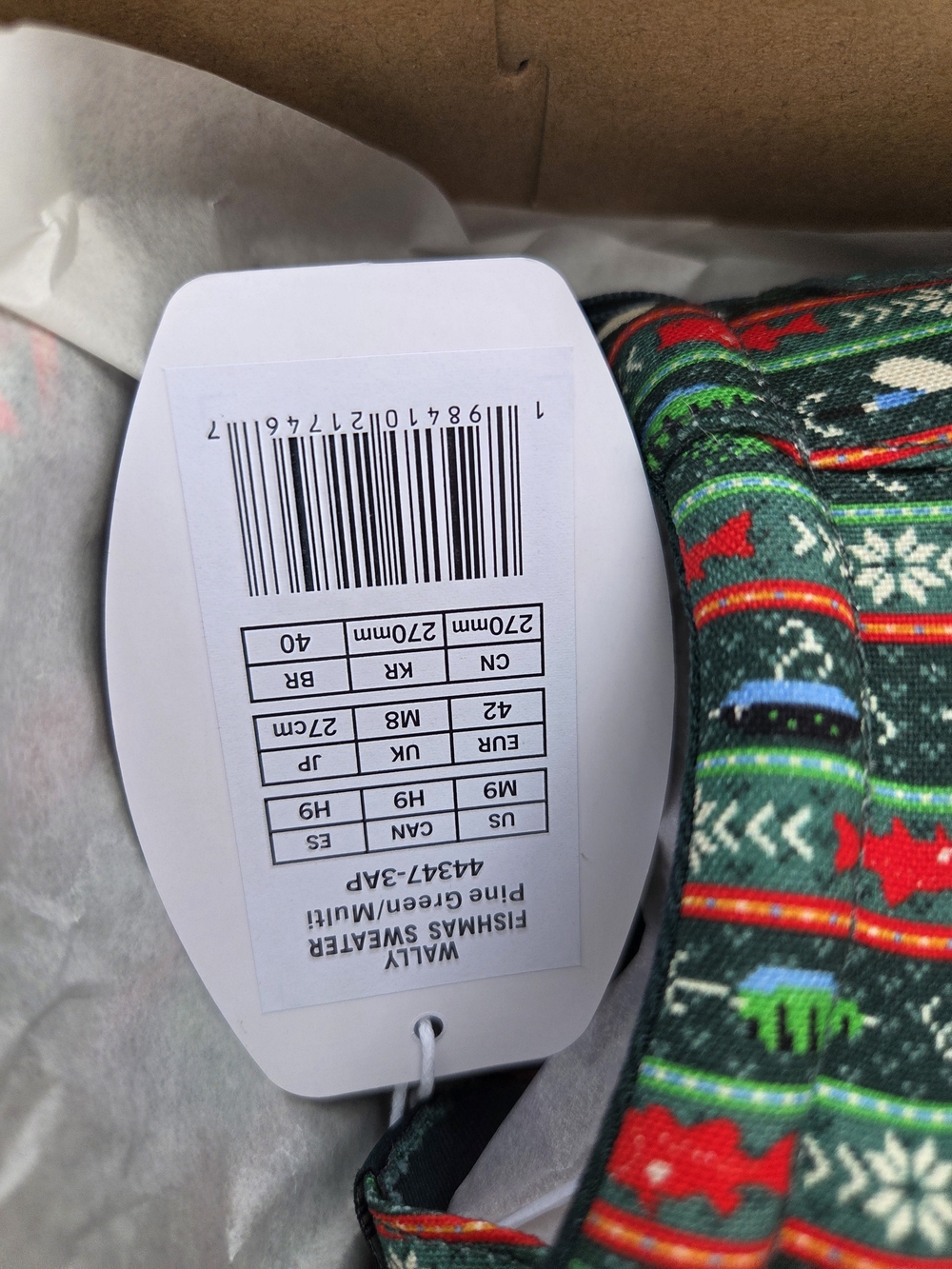 Hey Dude Chirstmas Slip-On Loafers - Picture 4 of 5